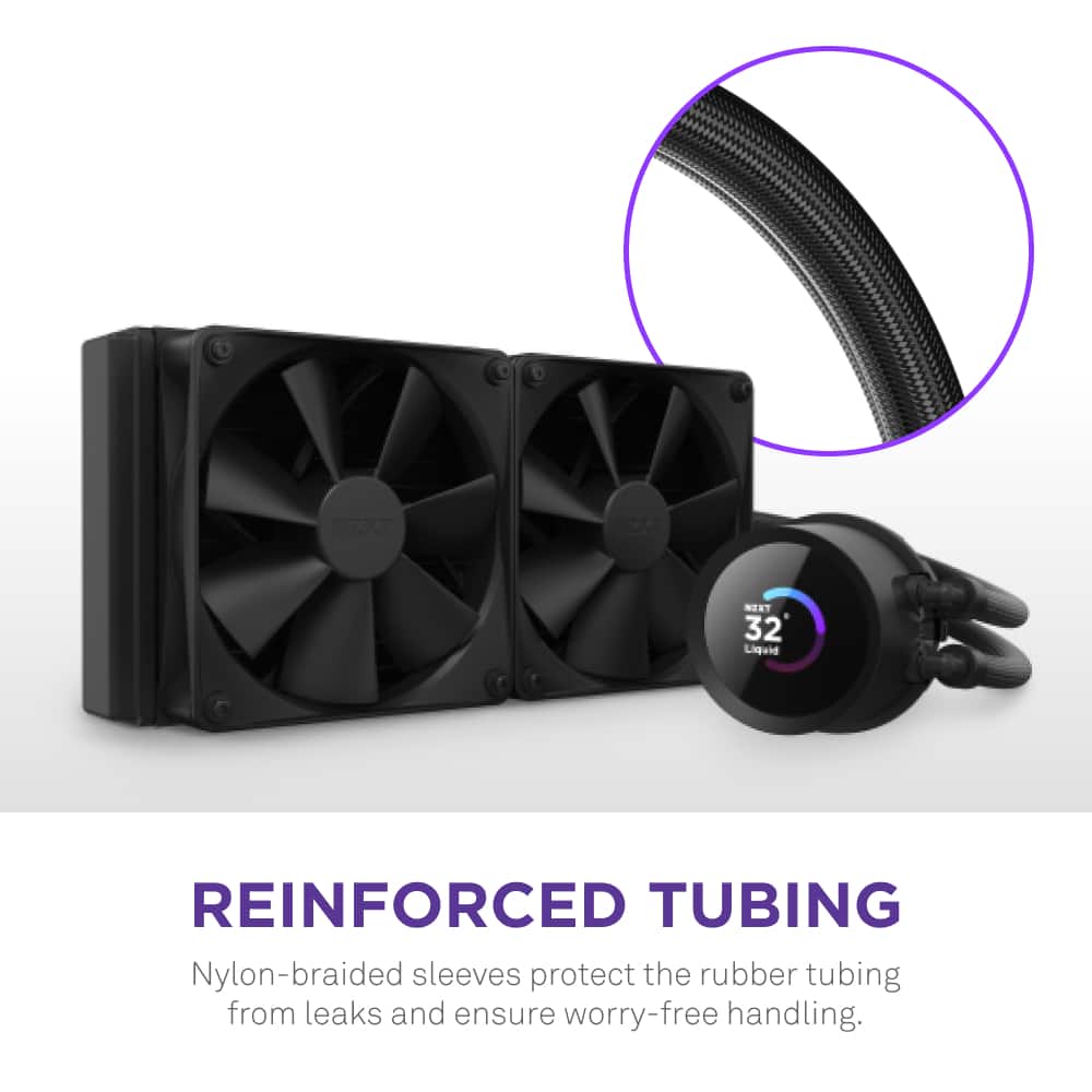 Reinforced Tubing: Nylon-braided sleeves protect the rubber tubing from leaks and ensure worry-free handling.