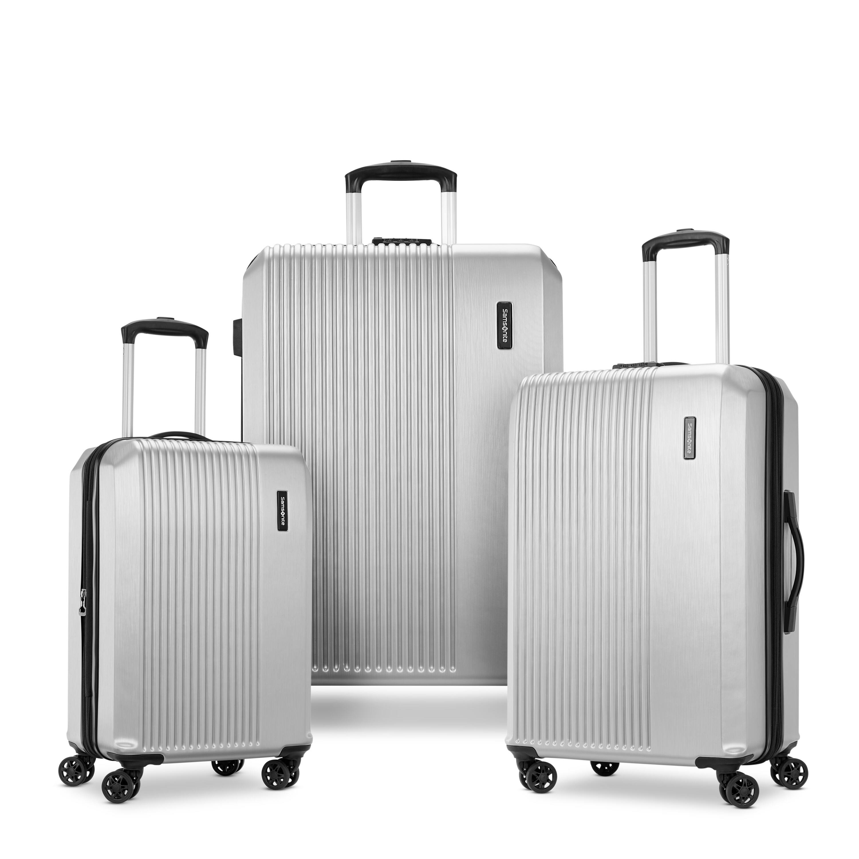 Alt View 1. Samsonite - Alliance SE Carry On Spinner Suitcase - Aluminum Silver.