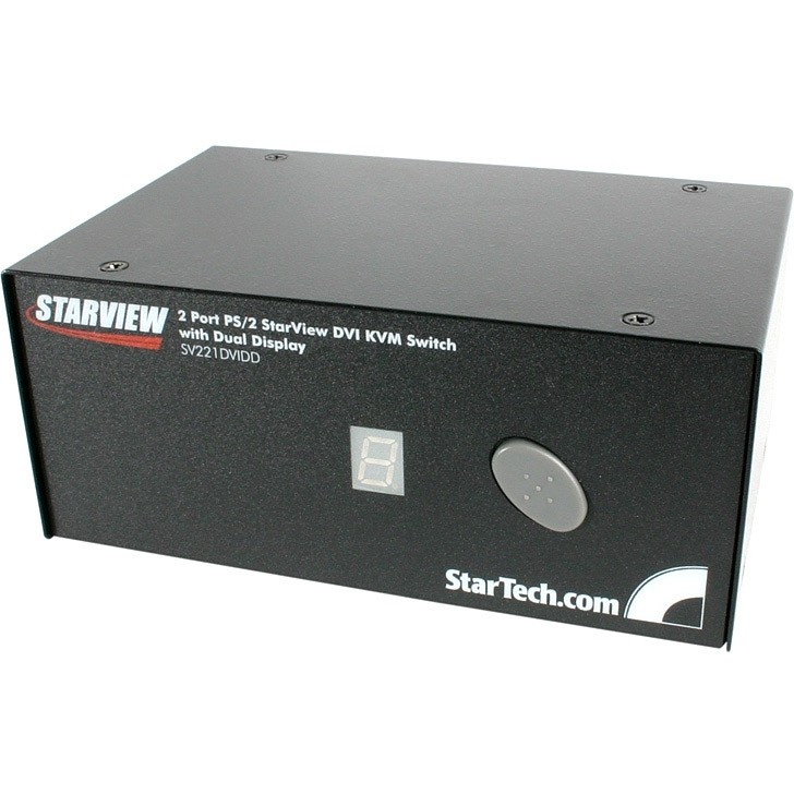 Best Buy: Startech 2 Port DVI Dual Monitor KVM Switch SV221DVIDD