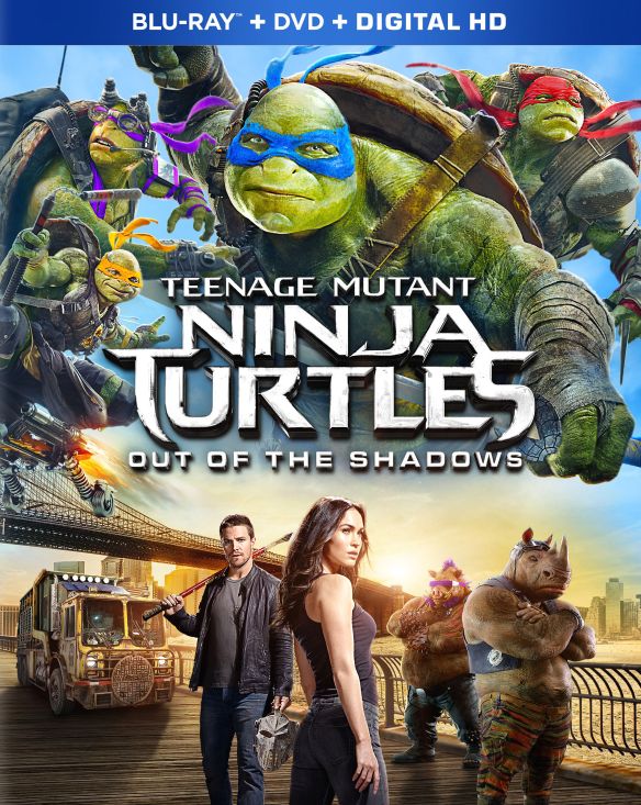  Teenage Mutant Ninja Turtles: Out of the Shadows [Includes Digital Copy] [Blu-ray/DVD] [2016]