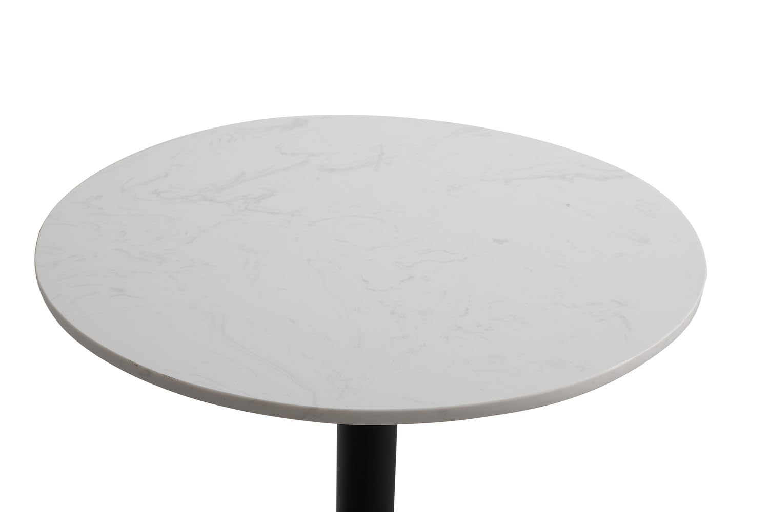 Alt View 3. Elegant Decor - 23 inch pub table in white - White.