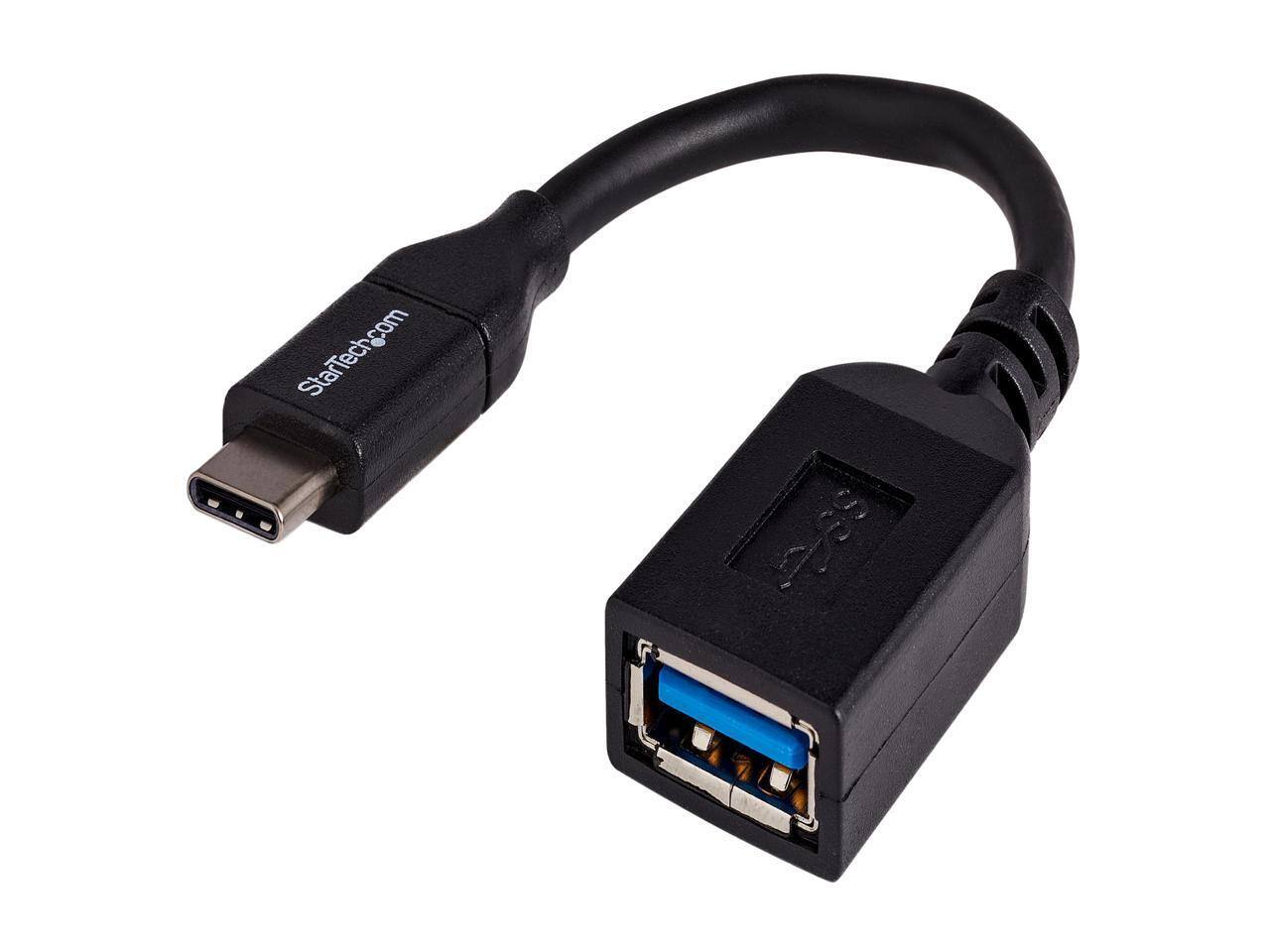 Alt View 3. StarTech.com - StarTech.com USB 3.0 Multiport Adapter + USB-C to USB-A Cable - HDMI/VGA, GbE, USB-A, USB-C Laptops.