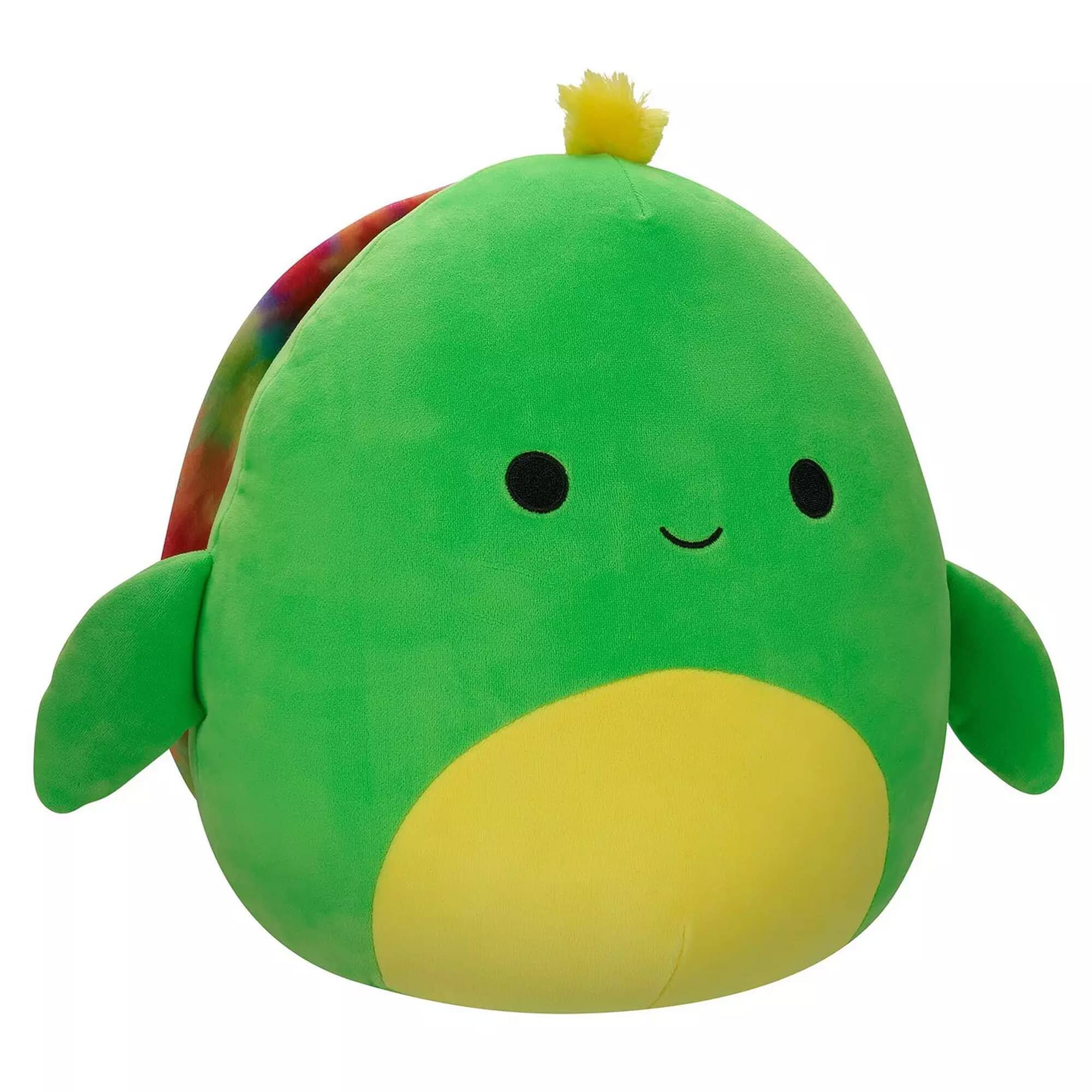 Alt View 1. Kellytoy - Squishmallow 12 Inch Plush | Lars the Neon Green Turtle - Green.
