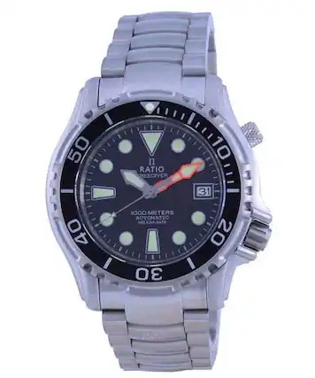 50 RATIO REEDIVER 10 31 40 I 1000 METERS AUTOMATIC HELIUM-SAFE 30 20 Ratio