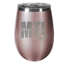 Great American Products - Montreal Canadiens 10oz. Rose Gold Wine Tumbler - Multicolor
