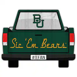 Fan Creations - Baylor Bears 12'' x 12'' Truck Back D-cor - Multicolor