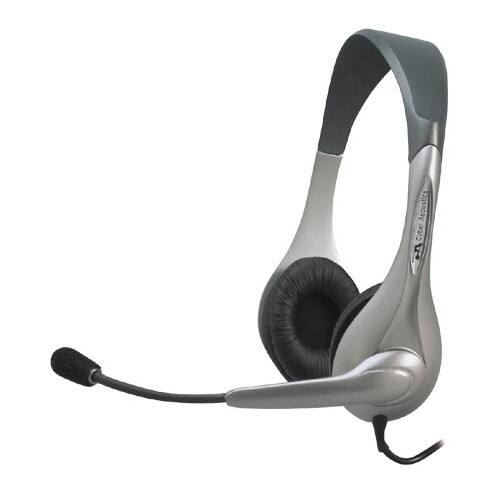Front Standard. Cyber Acoustics - Speech Recognition Stereo Headset.