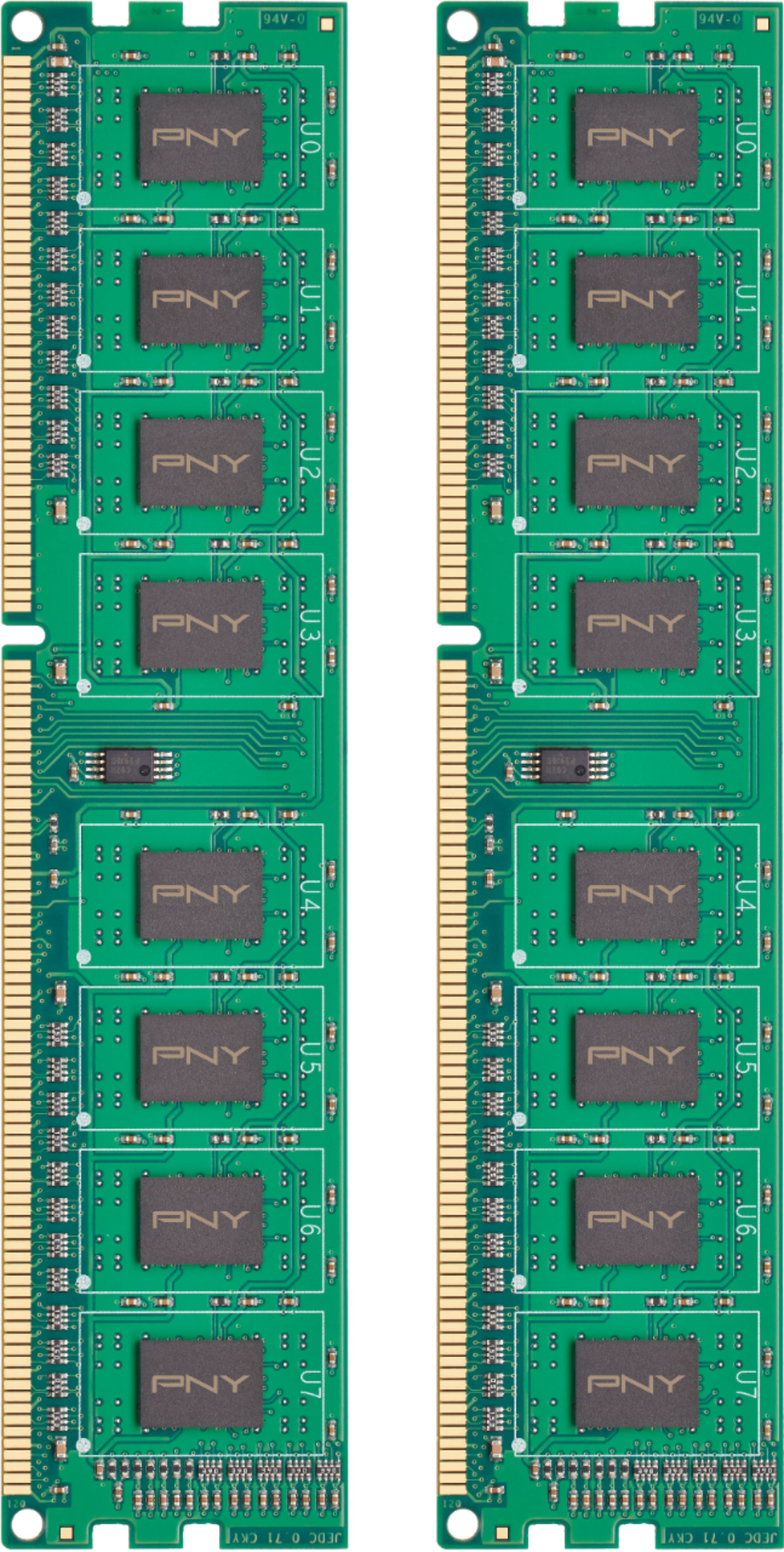 Reviews: PNY 16GB (2PK 8GB) DDR3 Desktop Memory Green MD16GK2D31600NHS - Best Buy