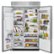 Alt View Zoom 1. KitchenAid - 29.5 Cu. Ft. Side-by-Side Built-In Refrigerator - Stainless Steel.