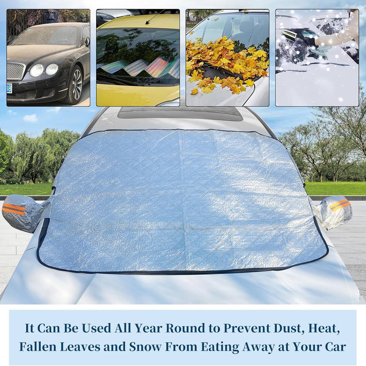 It Can Be Used All Year Round to Prevent Dust, Heat, Fallen Leaves and Snow From Eating Away at Your Car