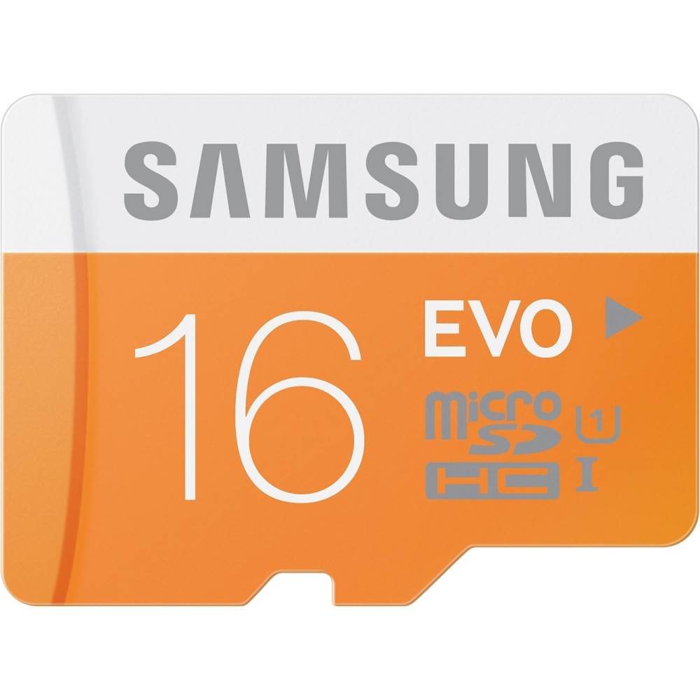 Carte micro SDXC Samsung EVO+ - 16 Go - Classe 10/UHS-I (U1)