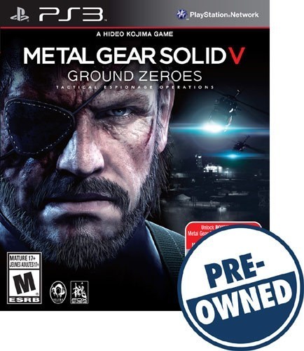  Metal Gear Solid V: Ground Zeroes - PRE-OWNED - PlayStation 3