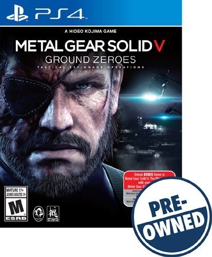  Metal Gear Solid V: Ground Zeroes - PRE-OWNED - PlayStation 4