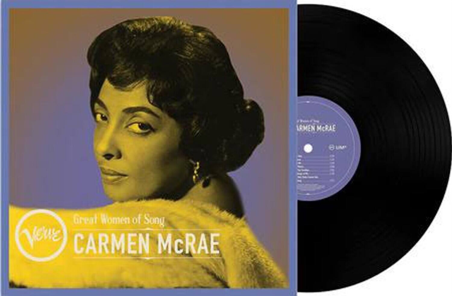 Great Women of Song  
CARMEN McRAE  

ARMEN McRAE  
VEWE