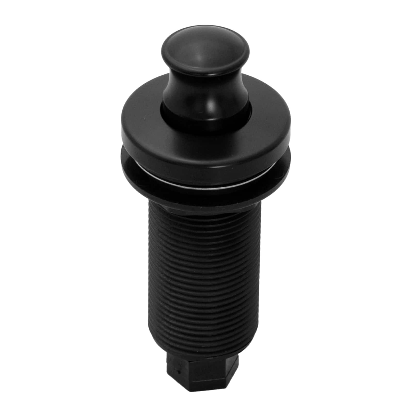 Akicon - Brass Garbage Disposal Air Switch Kit with Sink Top On/Off Push Button - Matte Black