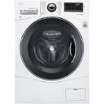Front Zoom. LG - 2.2 Cu. Ft. High-Efficiency Compact Front-Load Washer with 6Motion Technology - White.