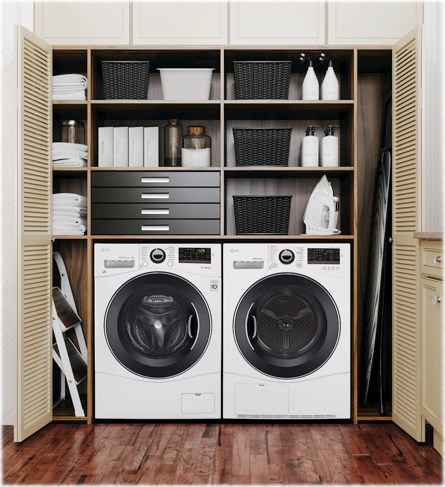 Best Buy: LG 2.2 Cu. Ft. High-Efficiency Compact Front-Load Washer with ...