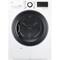 LG - 4.2 Cu. Ft. Stackable Smart Electric Dryer with Sensor Dry - White-Front_Standard