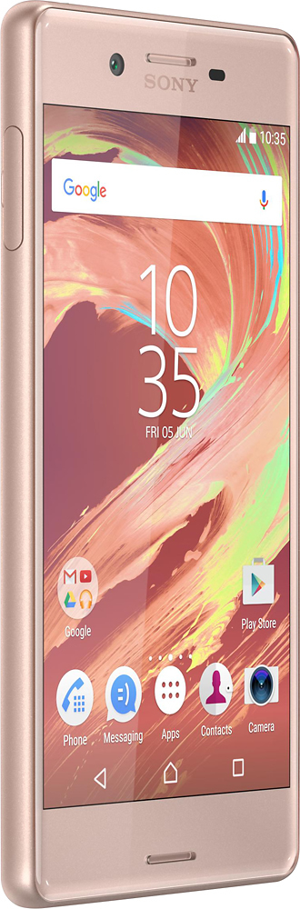 Best Buy: Sony Xperia X 4G LTE with 32GB Memory Cell Phone Unlocked Rose  Gold F5121