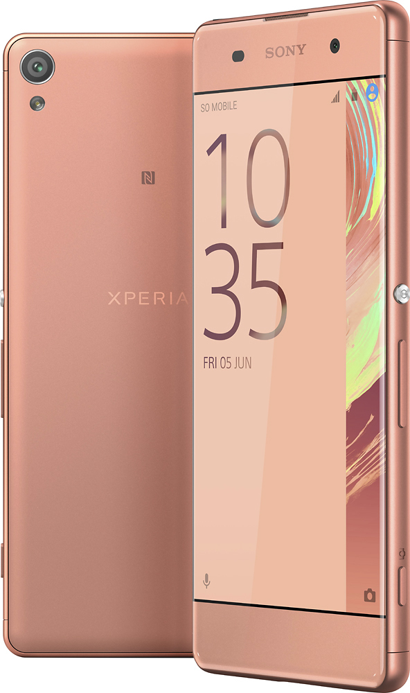 Best Buy: XPERIA XA 4G LTE with Memory Cell (Unlocked) Rose gold 1302-6255