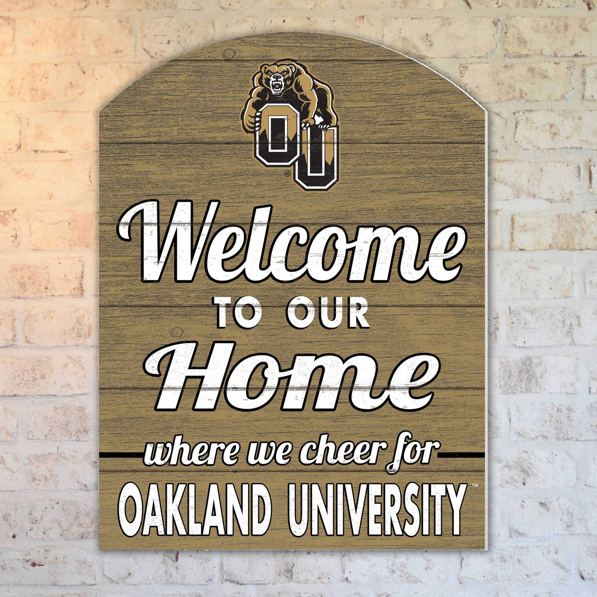 Welcome to our Home where we cheer for OAKLAND UNIVERSITY