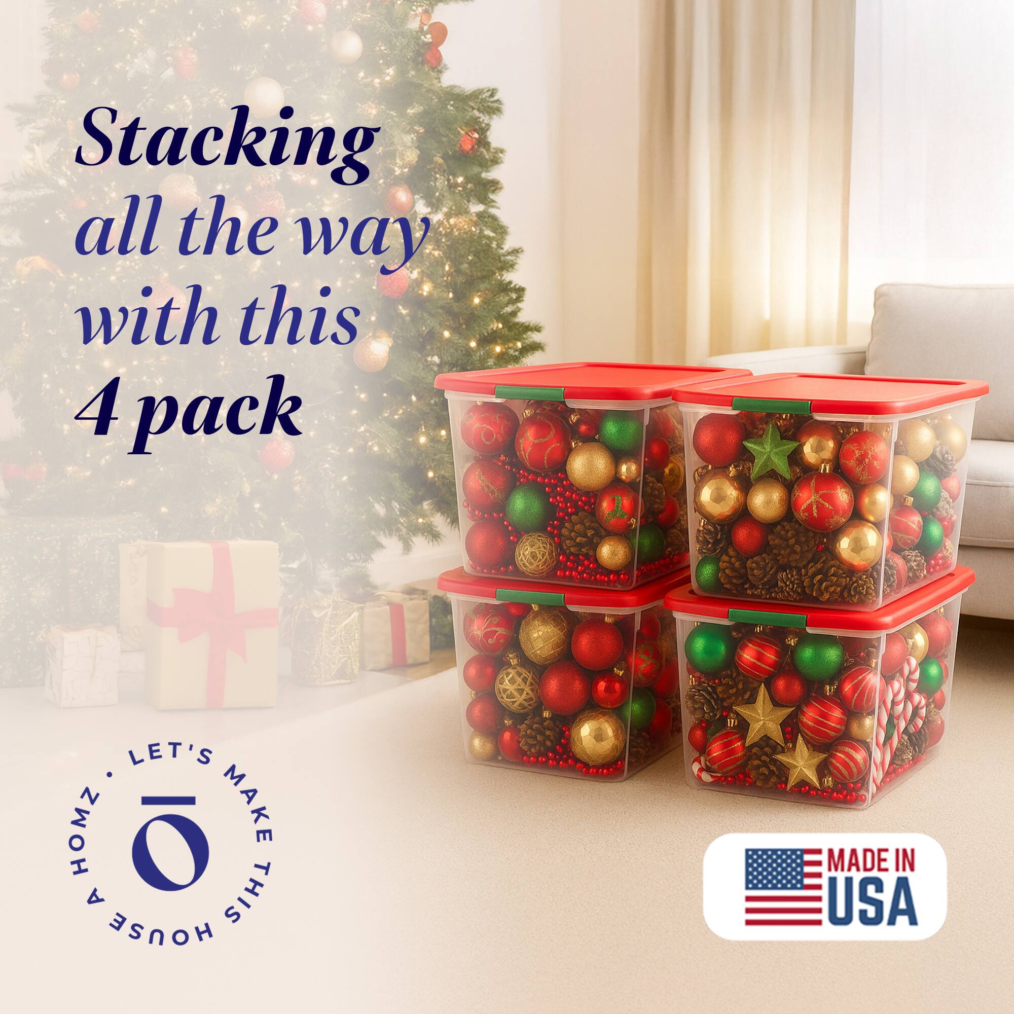 Stacking all the way with this 4 pack

LET'S MAKE THIS HOUSE

MADE IN USA