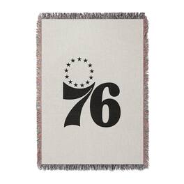 Chad & Jake - Philadelphia 76ers Woven Blanket - White