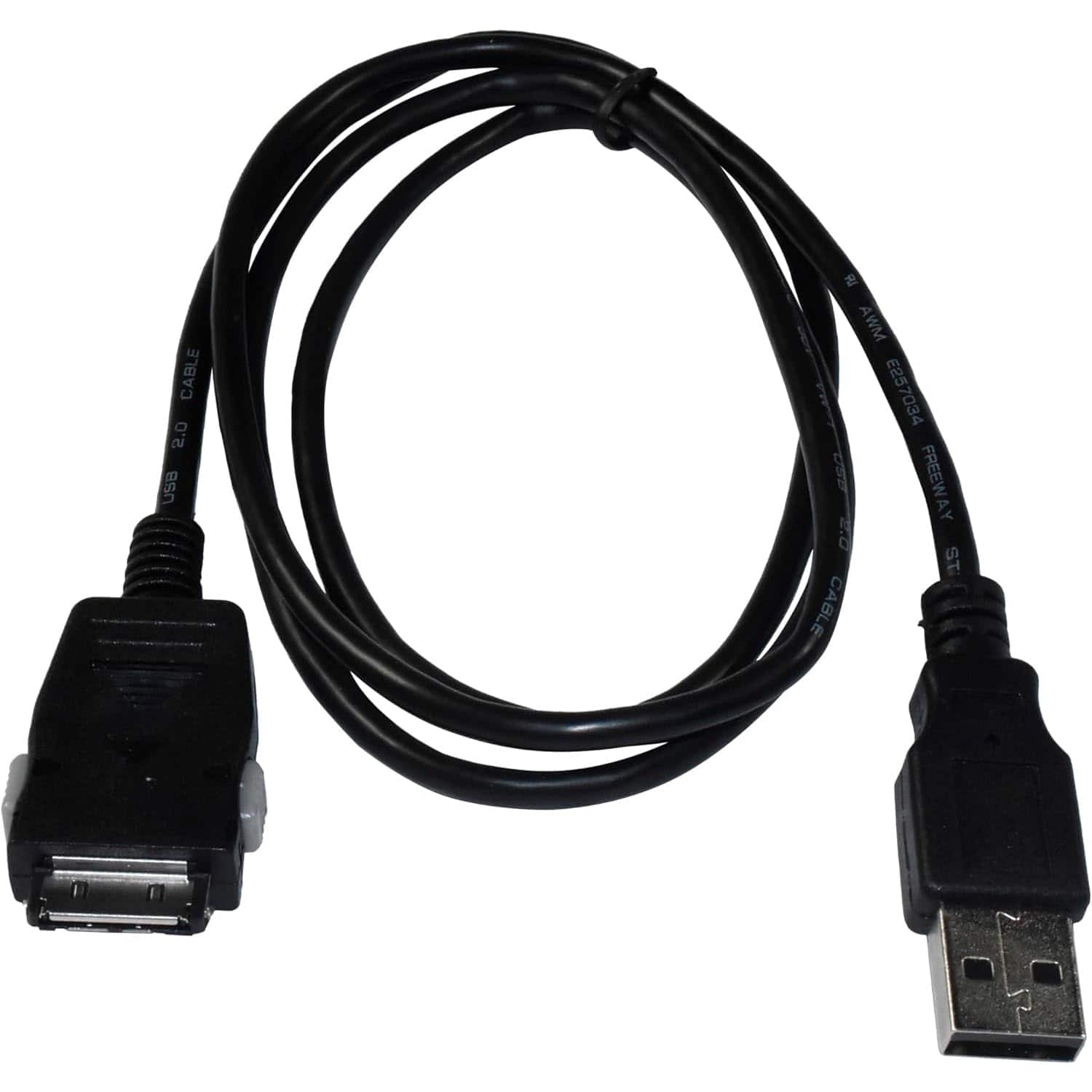 HQRP - USB Charging Data Cable for Samsung MP3 MP4 Players - Replacement AH39-00899A - 1 m - Black