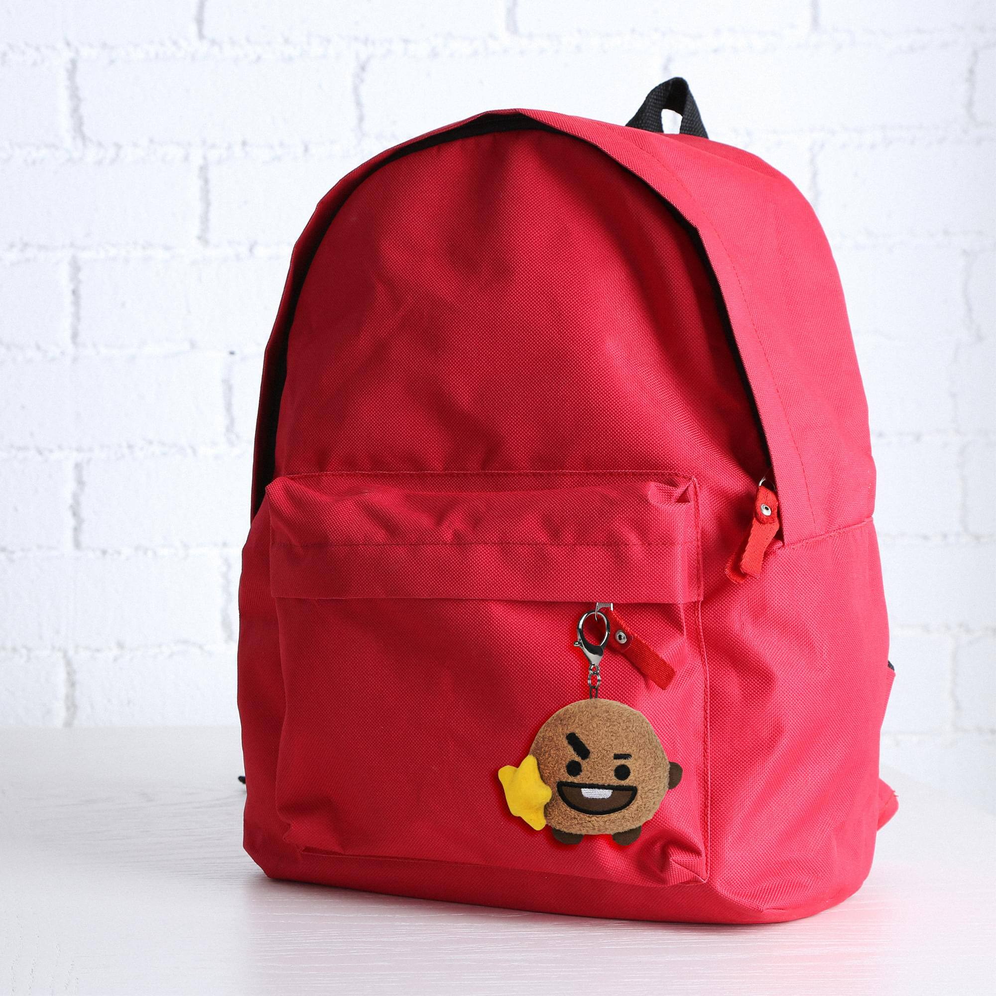 Alt View 10. Gund - Line Friends BT21 3 Inch Bumble Buddy Plush Clip | Shooky - Brown.