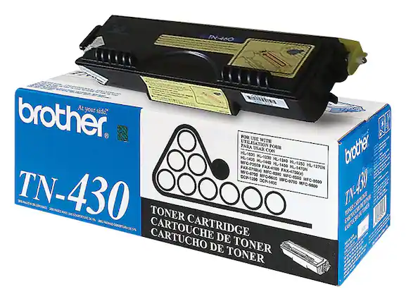 Front. Brother - TN430 High-Yield Toner Cartridge - Black.