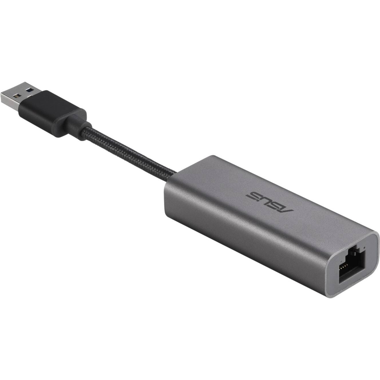 Alt View 17. ASUS - 2.5GBase-T USB 3.2 (Gen 1) Type A 2.5Gigabit Ethernet Adapter - Gray.