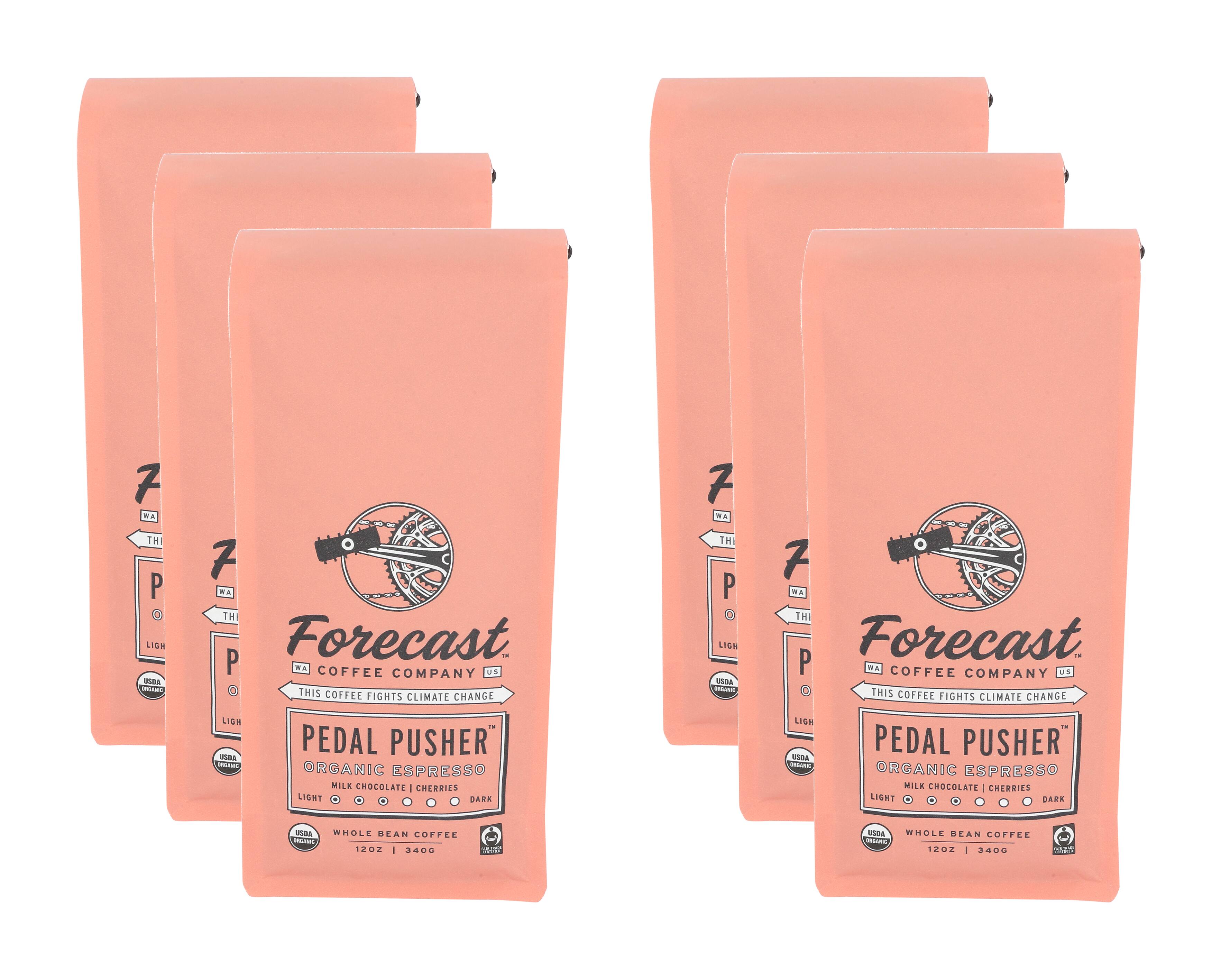 Forecast Coffee - Whole Bean Pedal Pusher - Case of 6 - 12 oz