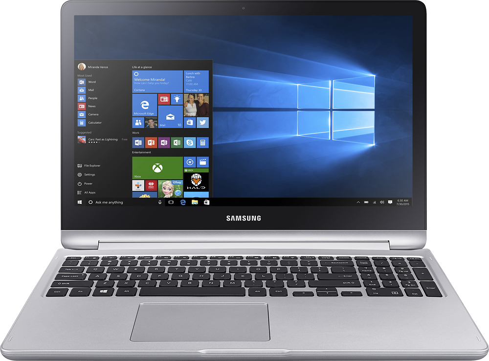 Samsung Notebook 7 Spin 2-in-1 15.6" Laptop Intel Core i7 12GB Memory NVIDIA GeForce 1TB Hard Drive Platinum silver NP740U5L-Y02US - Best Buy