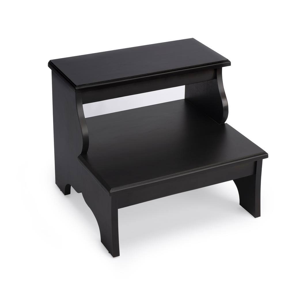 Alt View 1. Butler Specialty - Melrose Brushed Sable Step Stool - Dark Brown.