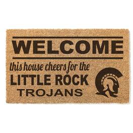 Jardine - Arkansas Little Rock Trojans 18" x 30" Welcome Doormat - Brown