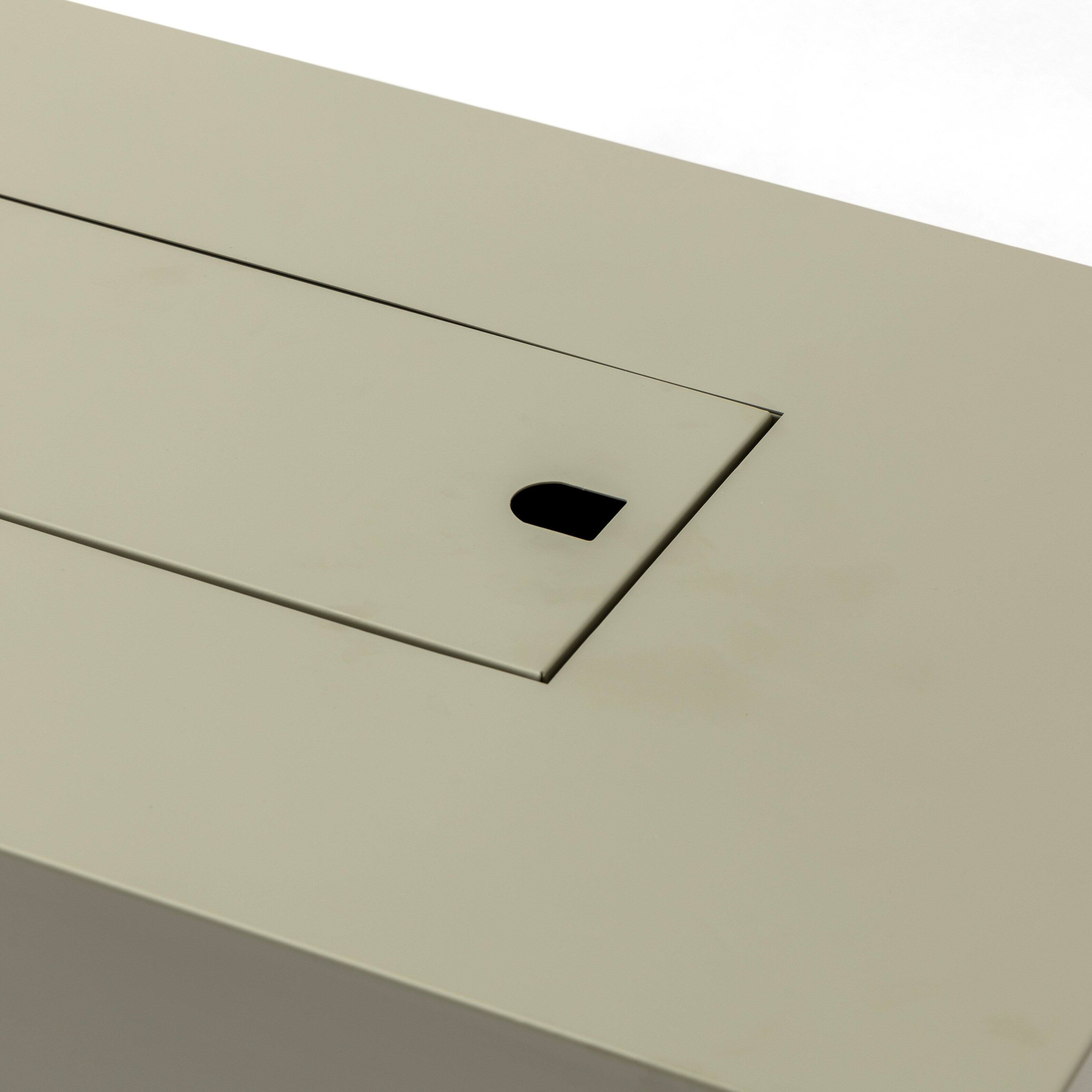 Alt View 9. PexFix - 42" Rectangular Propane Fire Pit Table, 50,000 BTU Outdoor Heater for Patio Gatherings - Grey.