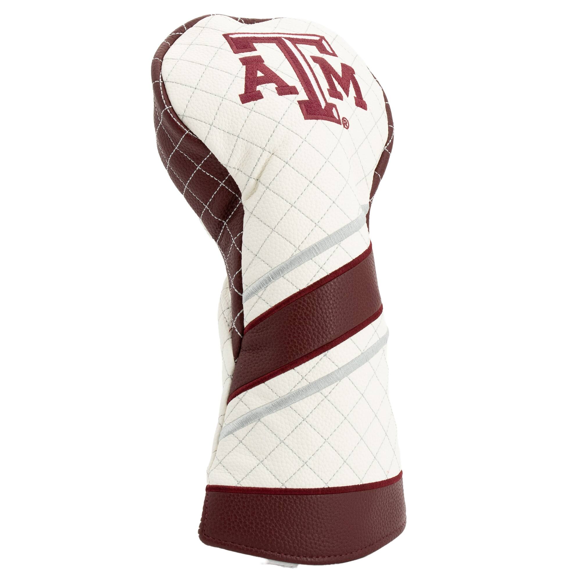 Alt View 2. Team Golf - Texas A&M Aggies Striped Quilted Driver Headcover - Multicolor.
