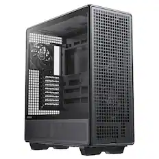 Front. Antec - 900 Full Tower Case, AI Workstation & Gaming Chassis, Supports E-ATX/Threadripper & Back-Connect MB, 6 PWM Fans Included - Black.