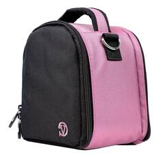 Front. Kitcheniva - Small DSLR Camera Shoulder Bag Case For Canon EOS Rebel Baby Pink - Baby Pink.