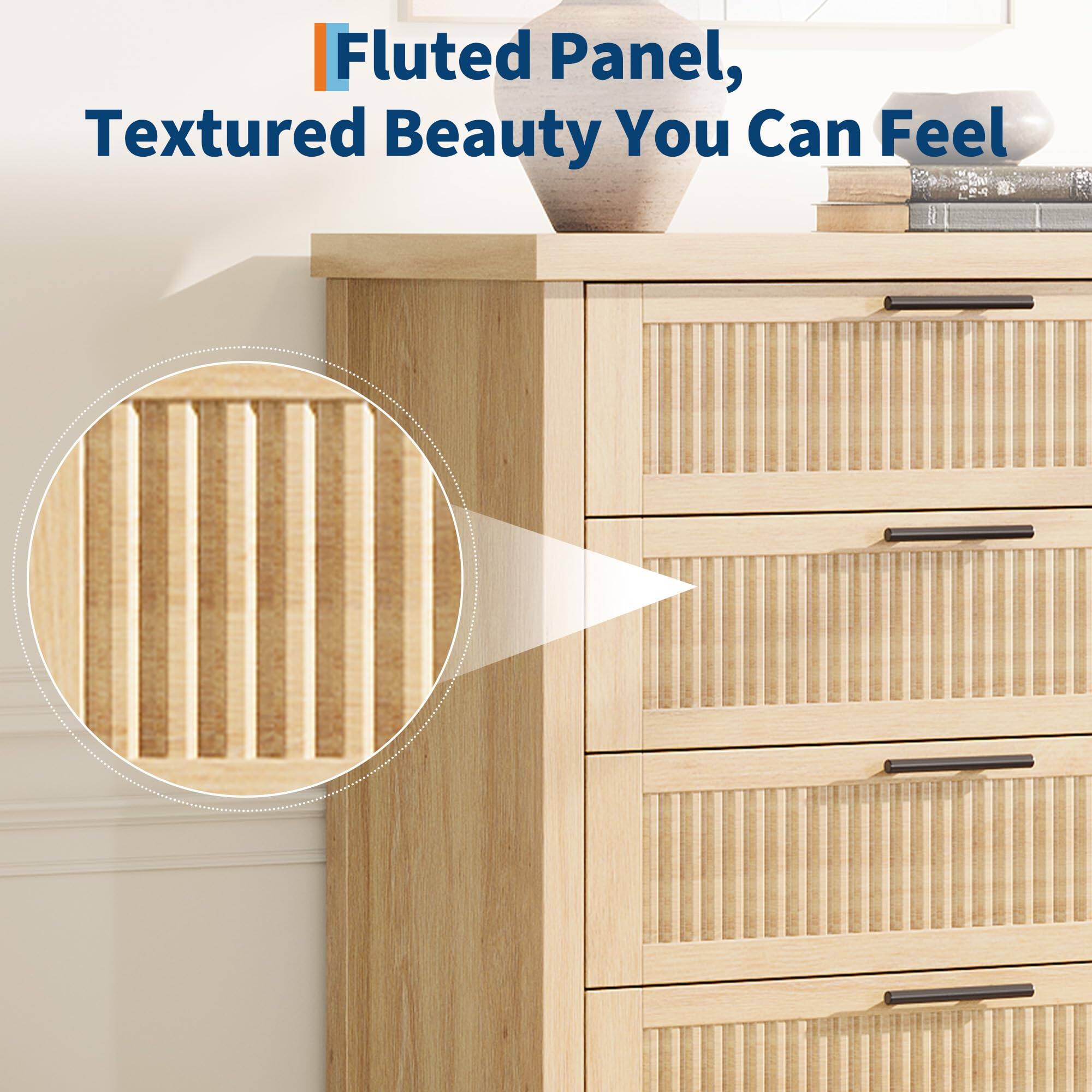 Fluted Panel,  
Textured Beauty You Can Feel