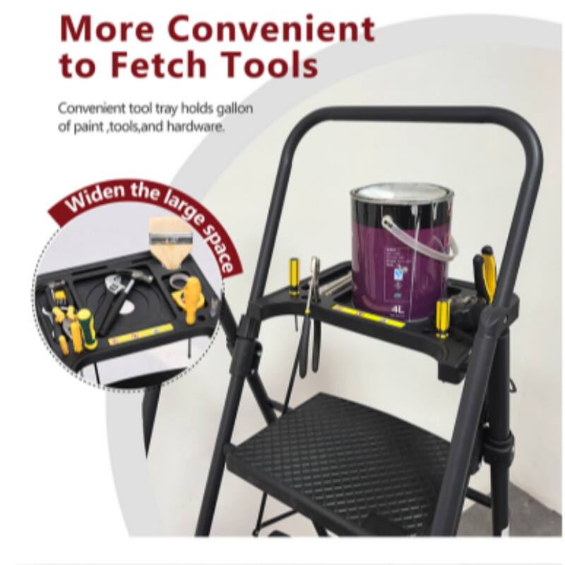More Convenient to Fetch Tools

Convenient tool tray holds gallon of paint, tools, and hardware.

Widen the large space