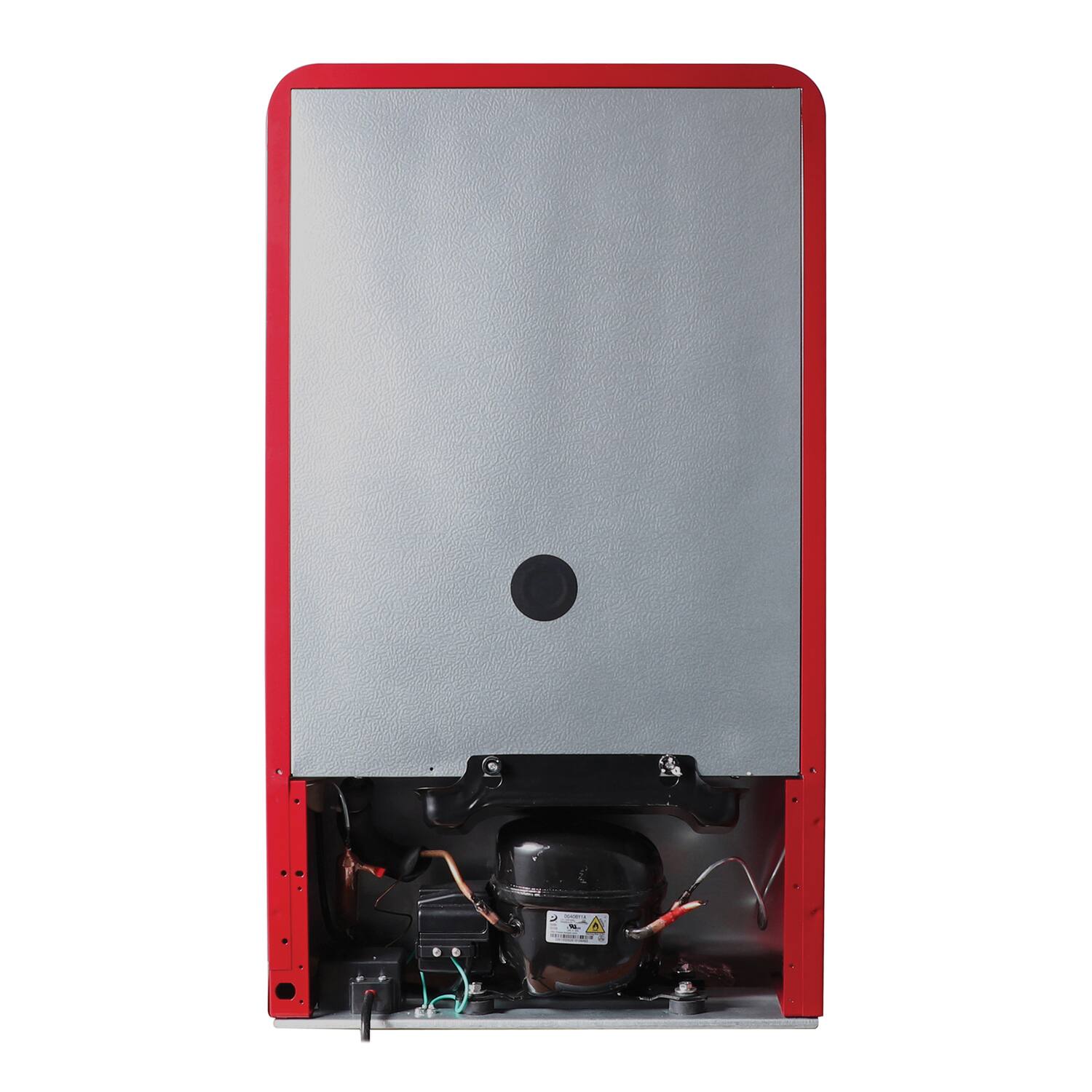 Alt View 1. Magic Chef - 3.2-Cu. Ft. ENERGY-STAR Certified Retro Mini Fridge Manual Defrost - Red.