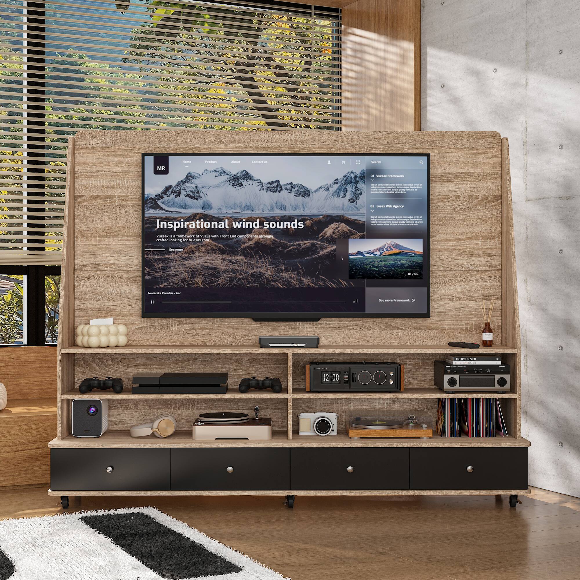 Inspirational wind sounds music.