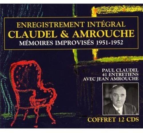 Claudel / Amrouche - Memoires Improvises 1951-1952  - COMPACT DISCS