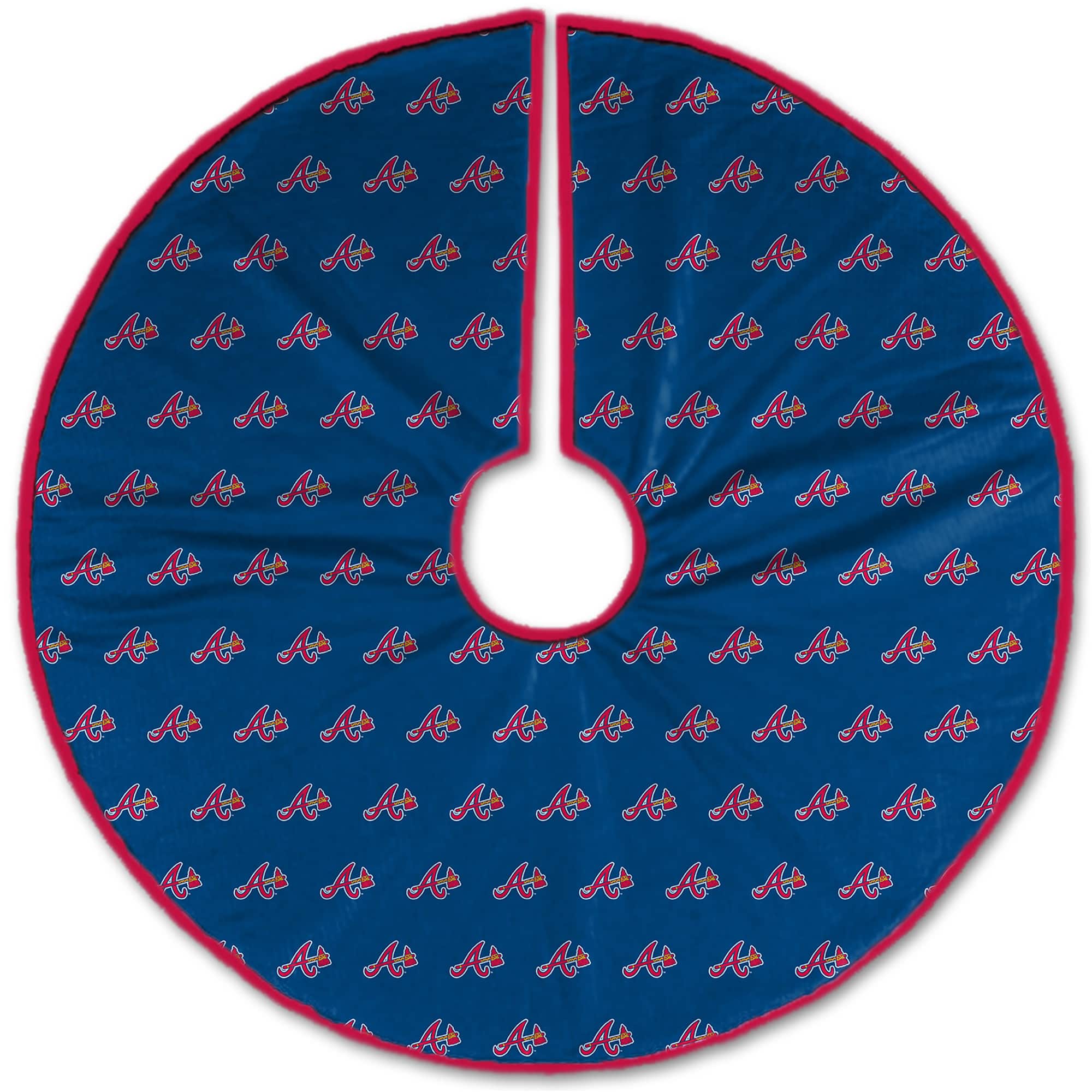 Pegasus - Atlanta Braves Microplush Christmas Tree Skirt - Multicolor
