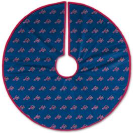Pegasus - Atlanta Braves Microplush Christmas Tree Skirt - Multicolor