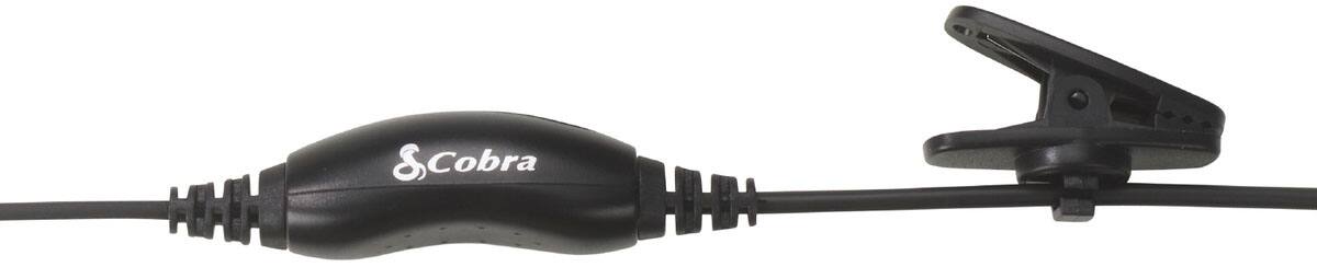 Left. Cobra - Cobra - C-Style Around the Ear Headset for Cobra Performa Business Radios - Black.