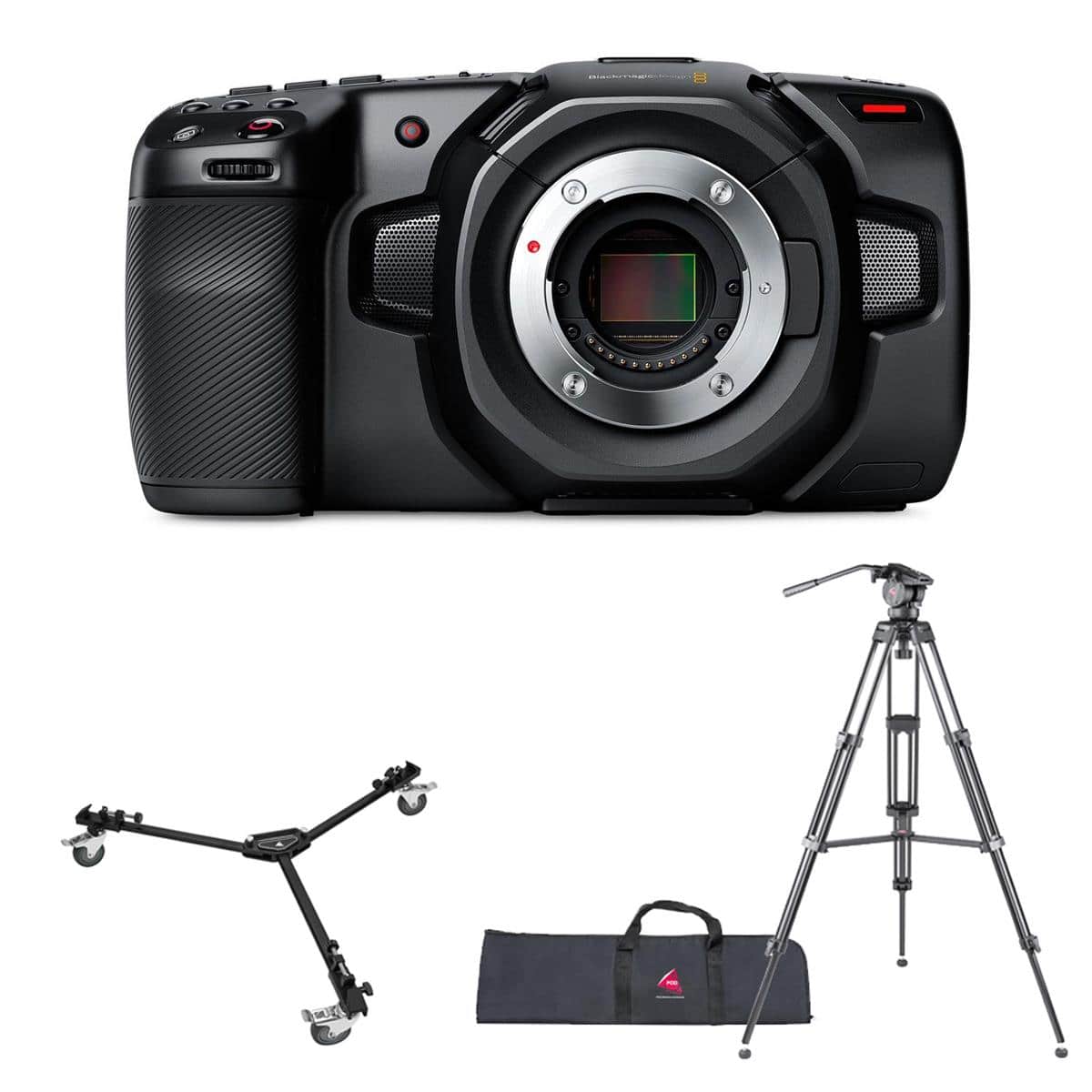 Bundle Blackmagic Design Pocket Cinema Camera 4K,d with 3 Section