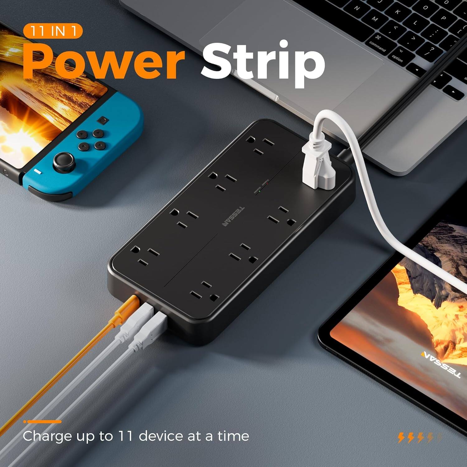11 IN 1 Power Strip

Charge up to 11 devices at a time