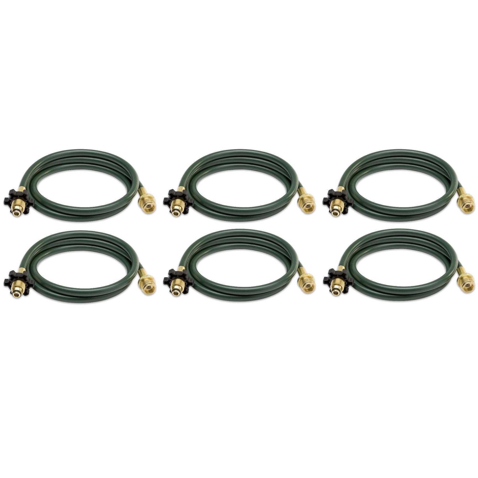 Mr. Heater - 10-Feet Propane Hose Assembly (6-Pack) - Black